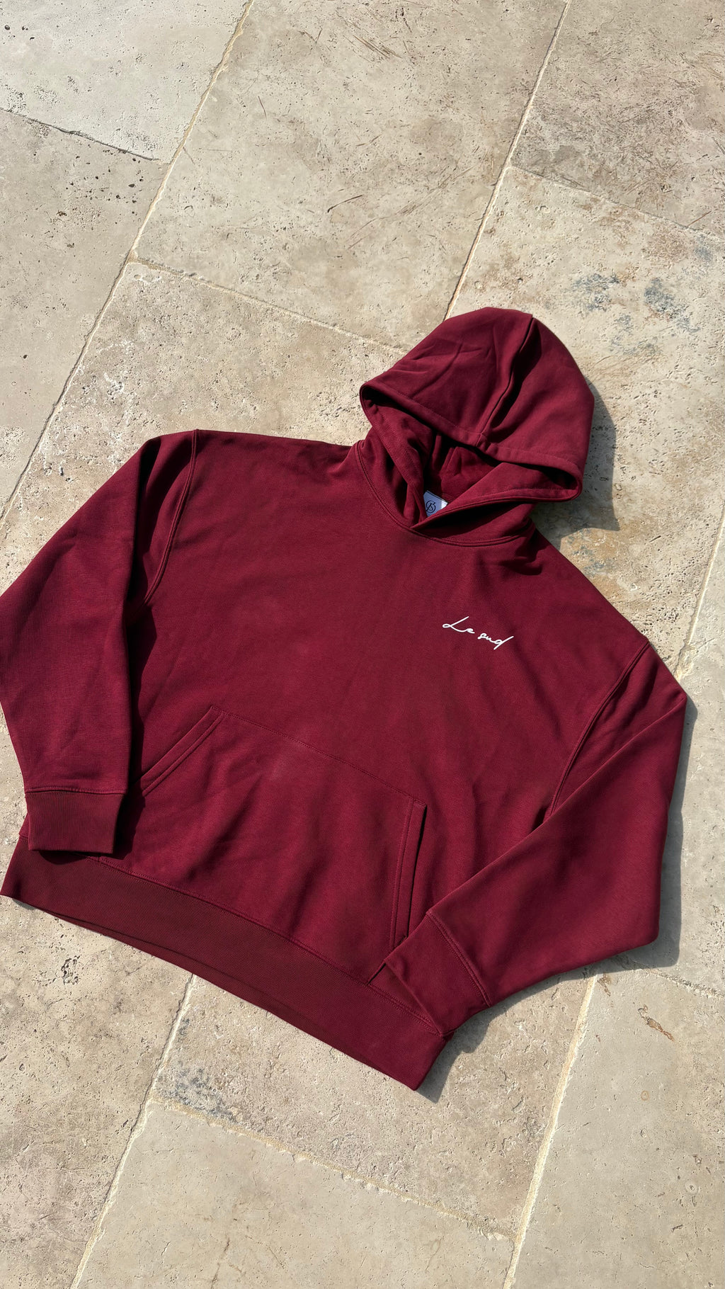 Sweat à capuche Bordeau - Le Sud