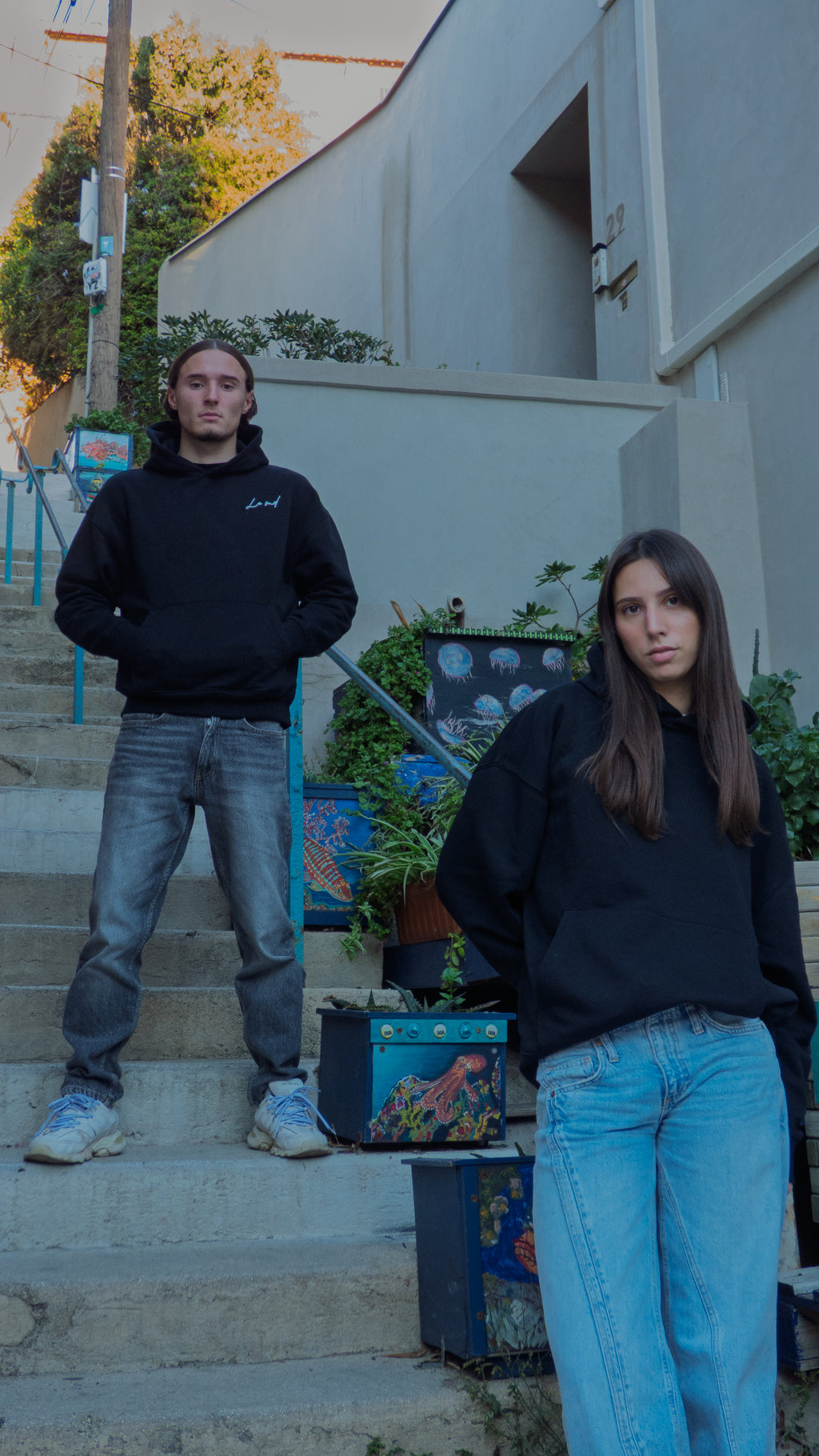 Sweat à capuche Noir - Le Sud