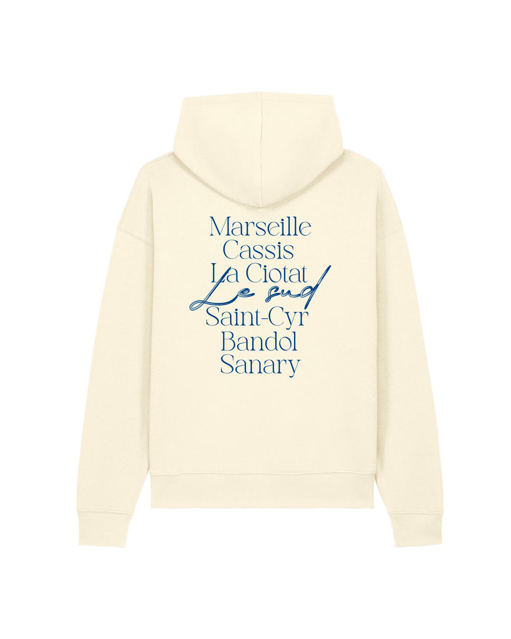 Le Pull Ville - Crème/Bleu