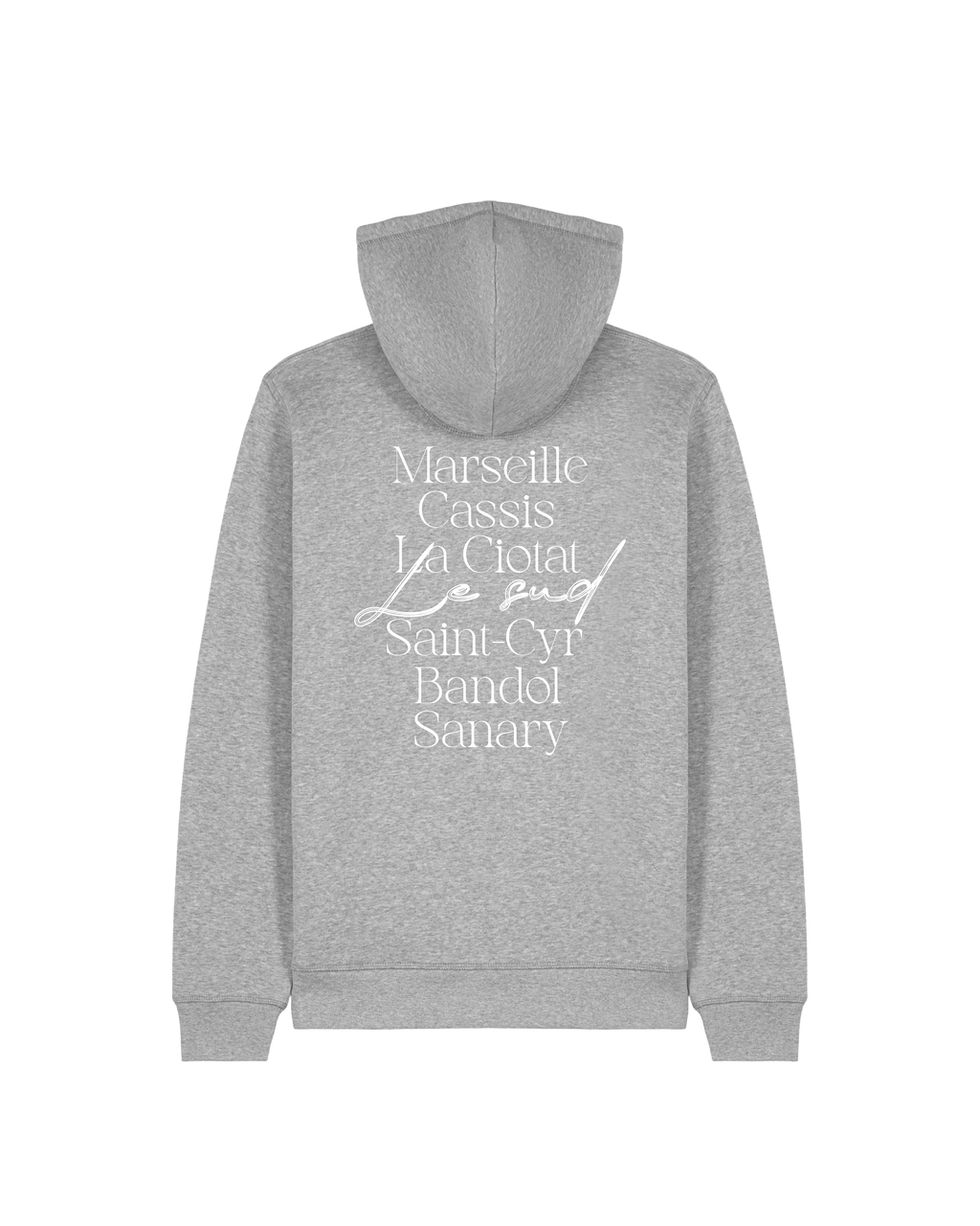 Le Pull à Zip Ville - Gris