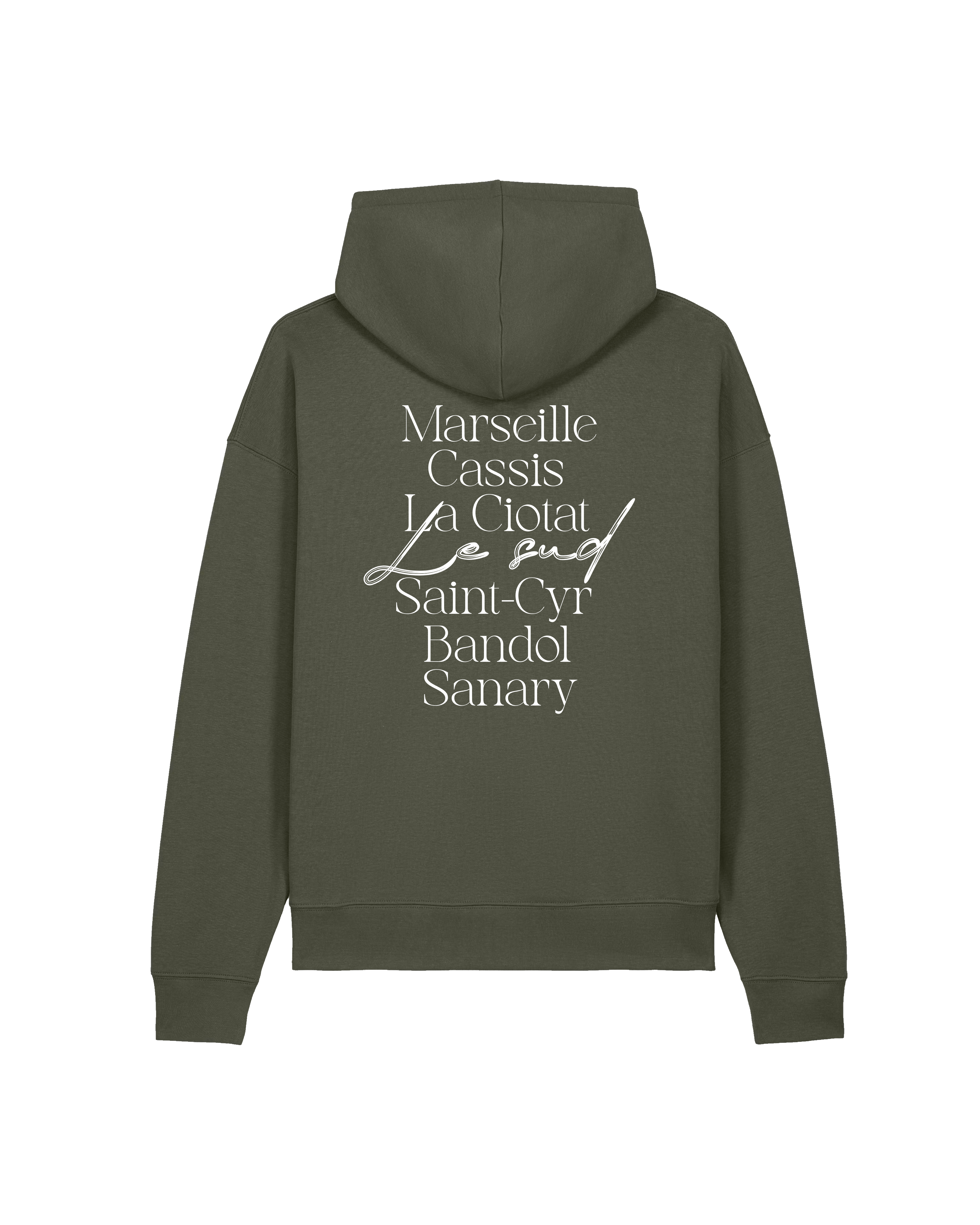 Sweat à capuche Kaki - Le Sud