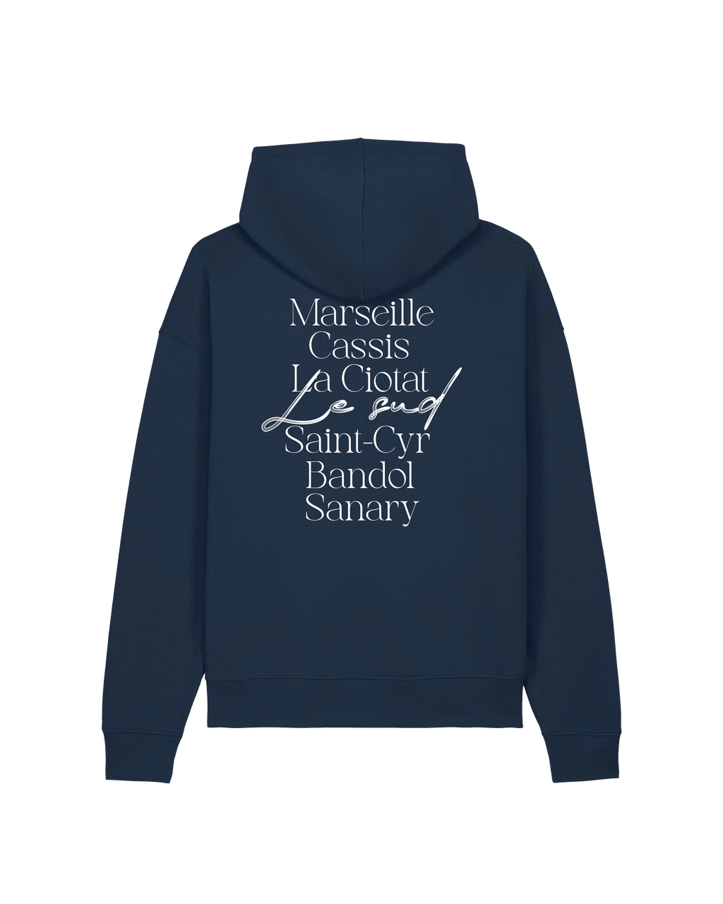 Sweat à capuche Marine - Le Sud