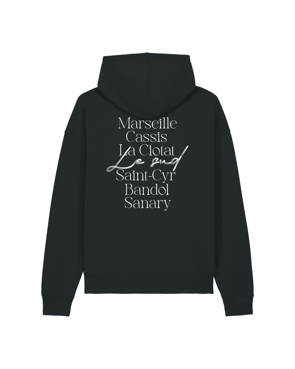 Sweat à capuche Noir - Le Sud
