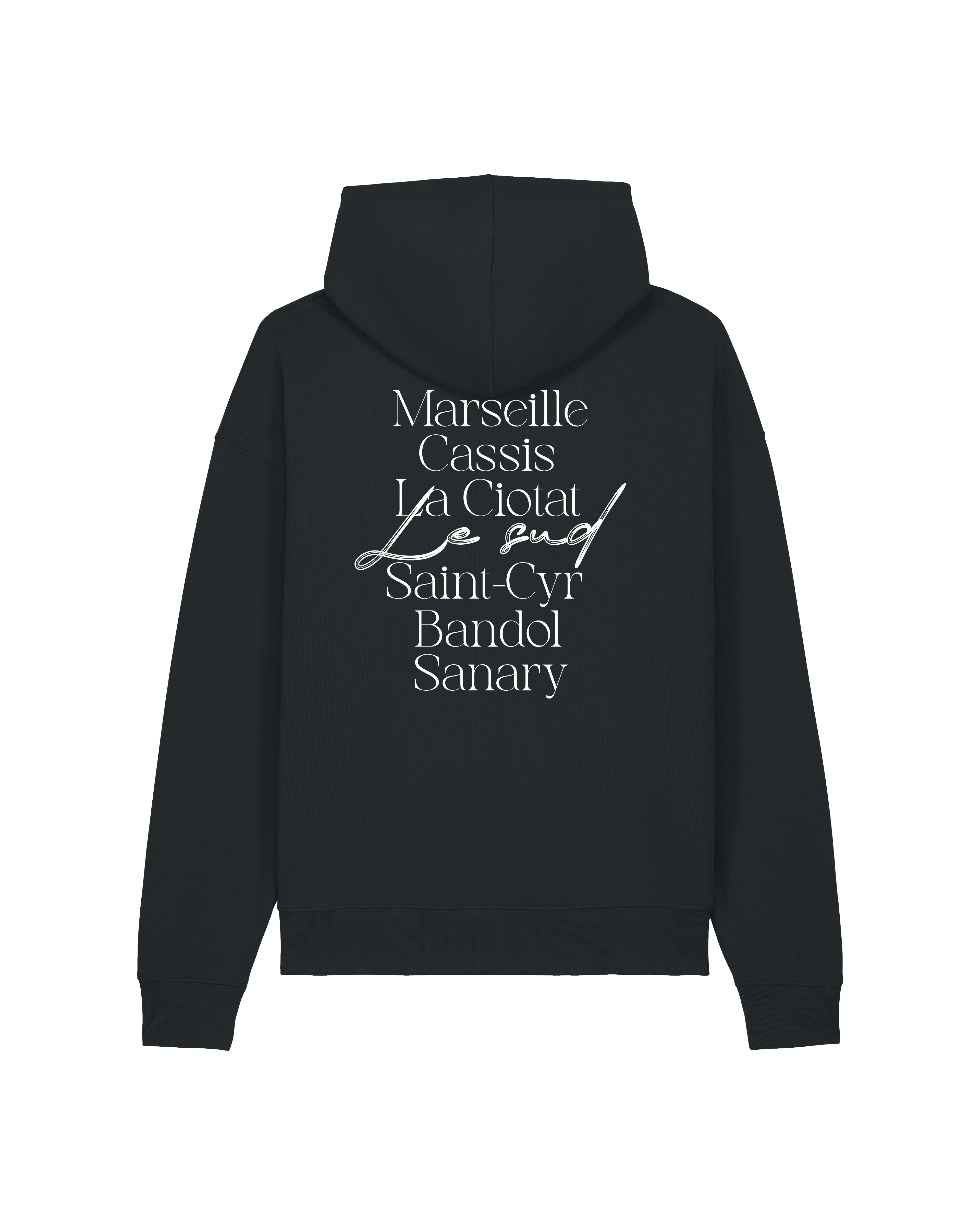 Sweat à capuche Noir - Le Sud