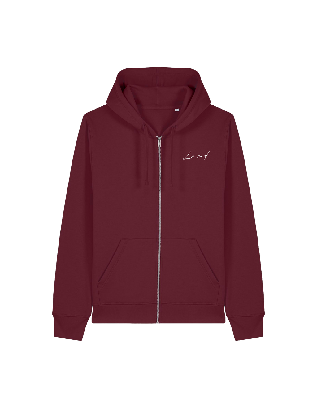 Pull Zip Bordeau - Le sud