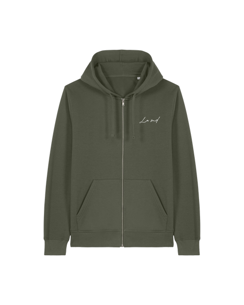 City Zip-Up Jumper - Khaki