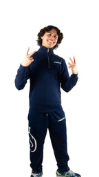 Le Quart Zip D'Âme - Marine